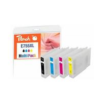 Peach Patrone Epson No.755XL MultiPack bk,c,m,y remanufactured | PI200-724 | 7640182387372