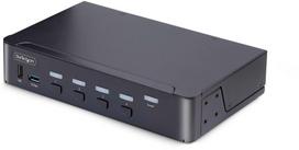StarTech StarTech.com 4-Port DisplayPort 1.4 KVM , 8K 60Hz / 4K 144Hz, 2x USB 3.0 Ports, 4x USB 2.0 Ports, Hotkey ing, TAA Compliant (D86A2-4-PORT-8K-KVM) - KVM-/Audio-/USB- - 4 x KVM/Audio/USB - 1 lokaler Benutzer - Desktop | D86A2-4-PORT-8K-KVM | 065030893206