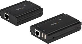 StarTech .com 4 Port USB 2.0 Extender-Hub przez pojedynczy kabel CAT5e/CAT6 Ethernet (RJ45) - 100 m - USB Extender Hub Adapter - obudowa metalowa - Zewnętrzne zasilanie - 480Mbit/s (USB2004EXT100) - Rozszerzenie USB - USB 2.0 - prz | USB2004EXT100 | 065030892971