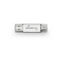 STICK MediaRange USB-Stick 3.2 Gen 1 USB-A und USB-C, 1TB silber | MR941-1 | 4260664879817