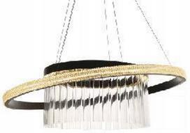 Parela Led šviestuvas - modernus krištolinis žiedas 60 cm