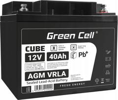 Green Cell Battery AGM VRLA 12V 40Ah IP54 | AGM12V40AH-J | 5904326375710