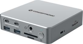 CONCEPTRONIC 15-1 Dock USB-C->2xHDMI/2xUSB-C/4xUSB-A/+80W si | DONN25G | 4015867236611