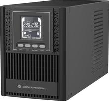 UPS Conceptronic Conceptronic ZEUS52E1K zasilacz UPS Podwójnej konwersji (online) 1 kVA 900 W 4 x gniazdo sieciowe | ZEUS52E1K | 4015867237823