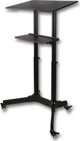 Techly Uniwersalne mobilne biurko stolik prezentacyjny Black (ICA-TB TPM-1BK) | ICA-TB TPM-1BK | 8051128101669