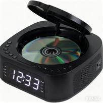 Stereo skaitmeninis dvigubas žadintuvas su CD grotuvu, JCR-375 (juodas)