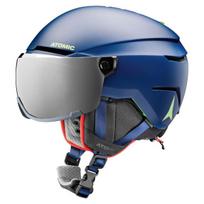 Vaikiška slidinėjimo apsauginė šalmą ATOMIC SAVOR VISOR JR Blue, mėlynas, 48-52 cm, XS (48-52 cm)