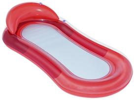 Bestway pripučiamas čiužinys su tinkleliu - vandens atlošas RAUDONAS 160cm 43103