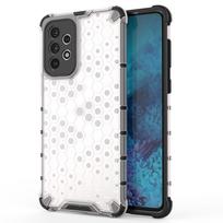 Medžiaginė dėklas su želatiniu rėmu Samsung Galaxy A73, skaidrus