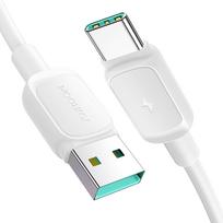 Joyroom Multi-Spalvų Serijos A14 USB-A / USB-C 3A Laidas 1.2m - Balta