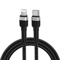 Wozinsky WNBCL1 Lightning / USB-C PD 30W kabelis 1 m - juodas