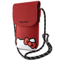 Hello Kitty odinė Hiding Kitty Cord kuprinė - raudona