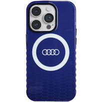 Audi IML Didelis Logotipas MagSafe dėklas iPhone 14 Pro - mėlynas