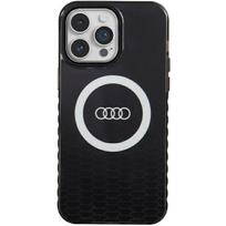 Audi IML Didelis Logotipas MagSafe dėklas iPhone 14 Pro Max - juodas