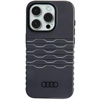 Audi IML MagSafe dėklas iPhone 15 Pro - juodas