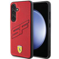 Ferrari Big SF Perforuotas dėklas Samsung Galaxy S24+ - raudonas