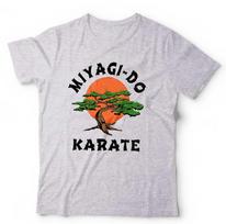 Karate Kid Marškinėliai Cobra Kai Unisex ir Vaikams Miyagi-Do Karate Retro 80-ųjų Filmas 3XL gray