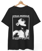 Atrax Morgue Ieškant Mirties Marškinėliai, Muzikos Grupė Roko Punk Metalas, Unisex marškinėlis M