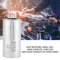 CBB65A‑1 30uF AC 450V Cilindrinis variklio kondensatorius oro kondicionierių ir šaldytuvų varikliams