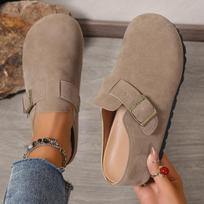 Women Slip-On Flats Shoes Spring Vintage Bottom Comfortable Loafers Casual Outdoor Rubber Bottom Sneakers Women Zapatos De Mujer 36 chaki