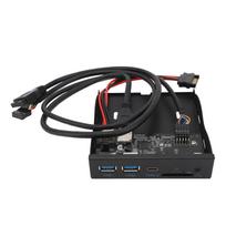 USB3.2 GEN1 Type C 5Gbps Plug and Play 3.5 colio priekinio skydelio diskelių įrenginio skydelis USB3.2 19PIN šakotuvas, skirtas WIN XP 7 8 10 11