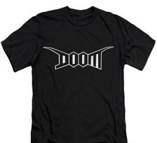 Doom - Muzikos Grupės Marškinėliai, Muzikos Grupė Indie Rock Punk Gotikinis Unisex marškinėlis XL