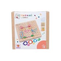Žaidimų žaislas geometrijos lenta Eichhorn Montessori