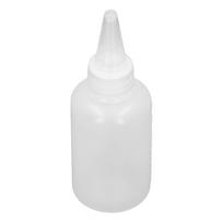 100 vnt. Plastikinis spaudžiamas buteliukas 60 ml Permatomas daugkartinio naudojimo spaudžiamas dozavimo buteliukas skystam aliejui, pigmentiniams dažams