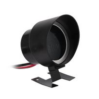 Apvalus LED Skaitmeninis Automobilio Sunkvežimio Vandens Temperatūros Matuoklis 2 viename Vandens Temperatūros Įtampos Matuoklis 12V 24V Transporto Priemonėms Sunkvežimiams juoda