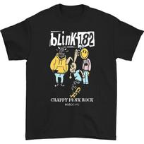 Blink-182 grupės marškinėliai nuo 1992 m. Juodi, trumparankoviai, visų dydžių JJ5244 S