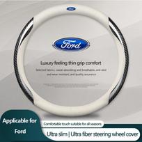 1 vnt. Odos Anglies Pluošto Automobilio Vairo Dangtelis Automobilio Aksesuarai Ford Focus Mondeo MK1 MK2 MK4 MK3 ST Line Kugo Transit Escape Fusion Explorer ford balta