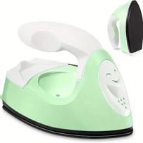 Mini Craft Iron Mini Hot Press Mini Iron Portable Handheld Small Iron with Charging Base Accessories - Bead Accessories žalia