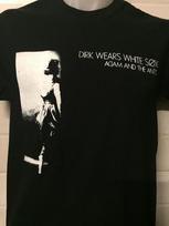 Adam and the Ants dirk dėvi baltas kojines muzikinį marškinėlį T marškinėlis, Unisex marškinėlis M