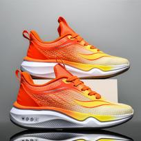 Marathon Air Cushion Vyriški sportiniai bėgimo bateliai Kvėpuojantys lengvi moteriški, patogūs sportiniai neslystantys anglies pluošto sportbačiai 39 oranžinė