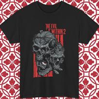 The Evil Within 2 Marškinėliai Žaidėjui Bethesda Marškinėliai Juodi Unisex Dovana S-5XL 2XL