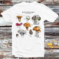 Edible Wild Mushroom Herbs Plants T Shirt B770 4XL
