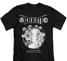 Doom Žemės išnaudojimas Marškinėliai, Muzika Indie Rock Punk Gotikiniai Unisex marškinėliai 3XL