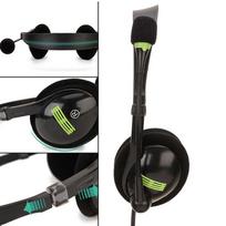 Gaming Headset Over Ear Head Mounted Wired Headphones with Mic 30mm Driver Adjustable Headband for Laptop Computer PC 3.5mm