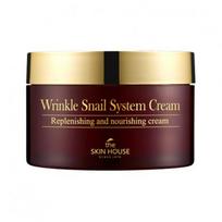 The Skin House Wrinkle Snail System Cream Izlīdzinošs sejas krēms ar gliemežu mucīnu 100 ml