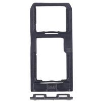 For Sony Xperia 1 III Original SIM Card Tray + SIM / Micro SD Card Tray (Black) juoda