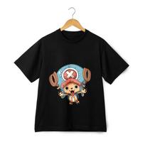 One Piece Chopper Cute Cartoon Unisex T - Shirt| Black and White Options M