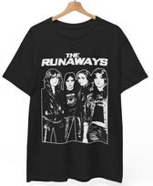 The Runaways visos merginos roko grupės muzikos baltas marškinėlis, Unisex marškinėlis 2XL