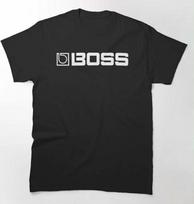 Boss Gitaros pedalo instrumentas T marškinėliai marškinėliai muzika S