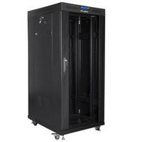 LANBERG  19 inch RACK installation cabinet, standing 37u 800x1000 black LCD glass door (flat pack) | FF01-8037-12BL  | 5901969433869