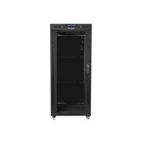LANBERG  FF01-6827-12BL rack cabinet 27U Freestanding rack Black | FF01-6827-12BL  | 5901969430387