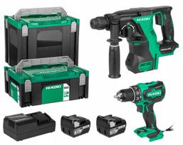 HiKOKI Kit 18V DS18DBS+DH18DBL 2x5Ah batteries | HK-KC18DRBLWDZ  | 4966376326495