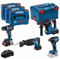 Bosch . 18V COMBO KIT (GSR 18V-90C +GDX 18V-210C +GBH 18V-24C +GSA 18V-28) 1xPC4.0Ah 2xPC5.5Ah ... | 0615990N37  | 4059952687438