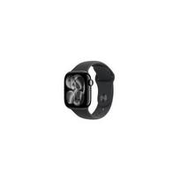 APPLE  Watch Series 11Â GPSÂ 42mmÂ Jet Black Aluminium Case with Black Sport Band - S/M | MEQT4WF/A  | 0195950631371