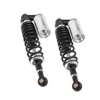 Pora 340mm Motociklo Amortizatoriaus Galinės Pakabos Spyruoklė Universali ATV SUV Black Silver