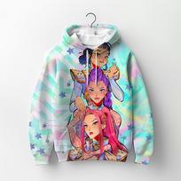 Hoodies Vaikiškas Hoodie Manga Vaikams Kpop Demonų Medžiotojai Vaikų Palaidinė Mielas Tigras Harajuku Hoody Berniukams Mergaitėms 110